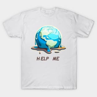 Help Me | Planet in Perli T-Shirt